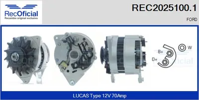 Alternator Ford ESCORT III · Ford ESCORT III Convertible · Ford ESCORT III Turnier
