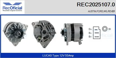 Alternator Ford GRANADA · Rover 100 / METRO Hatchback · Rover 200 I Saloon