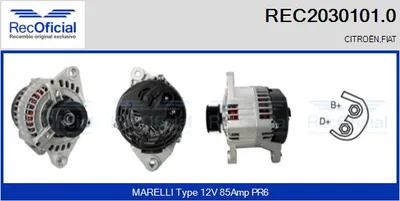 Alternator Fiat PUNTO · Fiat BRAVA · Fiat BRAVO I