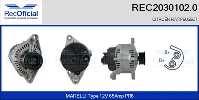 Alternator Fiat PUNTO · Fiat BRAVA · Fiat BRAVO I