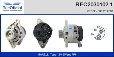 Alternator Fiat PUNTO · Fiat BRAVA · Fiat BRAVO I
