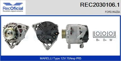 Alternator Ford ESCORT VI · Ford ESCORT VI Saloon · Ford ESCORT VI Turnier