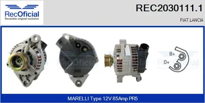 Alternator Lancia DEDRA · Lancia DELTA II · Fiat BRAVA