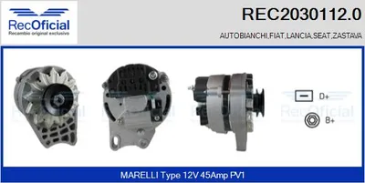 Alternator Fiat 127 · Zastava YUGO · Seat 133