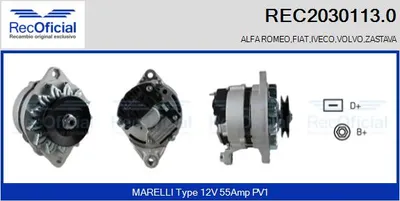 Alternator Fiat 127 · Fiat 128 Coupe · Fiat 128