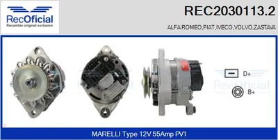 Alternator Fiat 127 · Fiat 128 Coupe · Fiat 128
