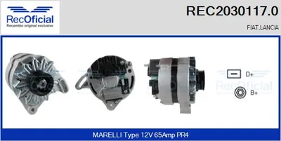 Alternator Fiat CINQUECENTO · Fiat 126 · Fiat PANDA