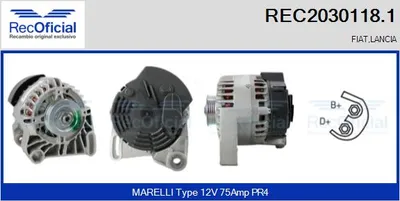 Alternator Fiat PUNTO · Fiat PUNTO Convertible · Fiat PALIO