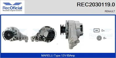 Alternator Renault TWINGO I · Renault 4 · Renault 4 Box Body/MPV