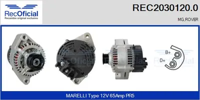 Alternator Rover 100 / METRO Hatchback · Rover 100 Convertible · Rover 200 II Convertible