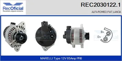 Alternator Lancia KAPPA · Lancia DEDRA · Lancia DELTA II