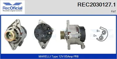 Alternator Fiat PUNTO · Fiat BRAVA · Fiat BRAVO I