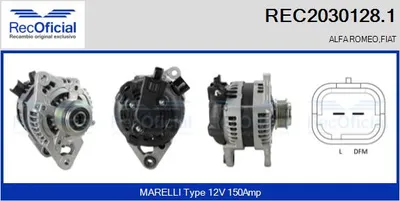 Alternator Fiat CROMA · Alfa Romeo 159 · Alfa Romeo BRERA