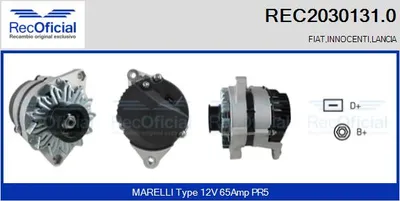 Alternator Fiat RITMO · Lancia DEDRA · Lancia DELTA I