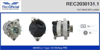 Alternator Fiat RITMO · Lancia DEDRA · Lancia DELTA I