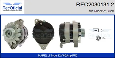 Alternator Fiat RITMO · Lancia DEDRA · Lancia DELTA I