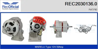 Alternator Fiat 126 · Fso 126P