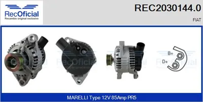 Alternator Fiat PUNTO · Fiat PUNTO Convertible · Fiat PALIO