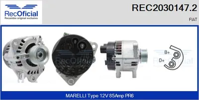 Alternator Fiat BRAVO I · Fiat MAREA · Fiat MAREA Weekend