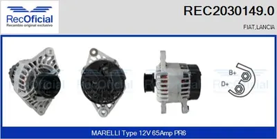 Alternator Fiat BARCHETTA · Fiat BRAVA · Fiat BRAVO I