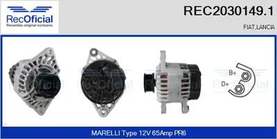 Alternator Fiat BARCHETTA · Fiat BRAVA · Fiat BRAVO I