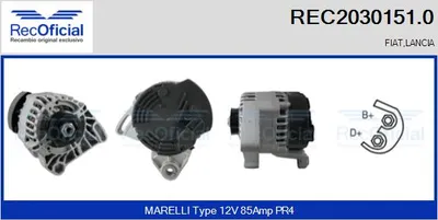 Alternator Fiat PUNTO · Fiat PUNTO Convertible · Fiat BRAVA