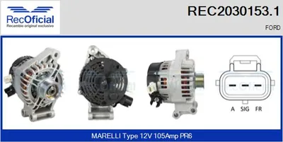 Alternator Ford FOCUS I · Ford FOCUS I Turnier · Ford FOCUS I Saloon