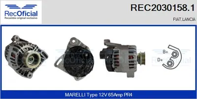 Alternator Fiat PUNTO · Fiat PUNTO Convertible · Fiat BRAVA