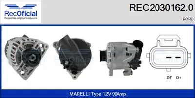 Alternator Ford FIESTA IV · Ford FIESTA Box Body/MPV · Ford FIESTA Hatchback Van