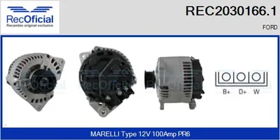Alternator Ford TRANSIT Bus · Ford TRANSIT Van · Ford TRANSIT Platform/Chassis