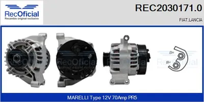 Alternator Fiat PALIO · Fiat PALIO Weekend · Lancia Y