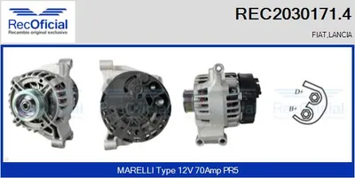 Alternator Fiat PALIO · Fiat PALIO Weekend · Lancia Y