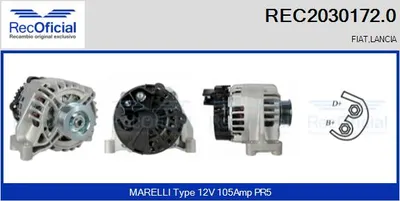 Alternator Fiat PUNTO · Fiat PUNTO Hatchback Van · Fiat STILO