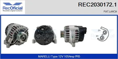 Alternator Fiat PUNTO · Fiat PUNTO Hatchback Van · Fiat STILO