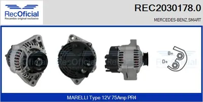 Alternator Smart CABRIO · Smart CITY-COUPE