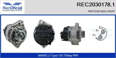 Alternator Smart CABRIO · Smart CITY-COUPE