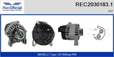 Alternator Fiat SEICENTO / 600