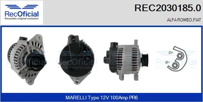 Alternator Fiat BRAVA · Fiat BRAVO I · Fiat COUPE