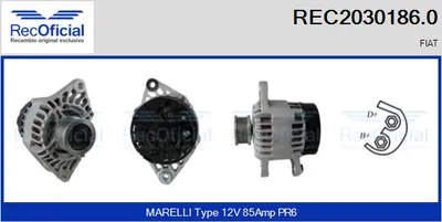 Alternator Fiat BRAVA · Fiat BRAVO I · Fiat PALIO Weekend