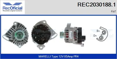Alternator Fiat PUNTO · Fiat PUNTO Convertible · Fiat BRAVA
