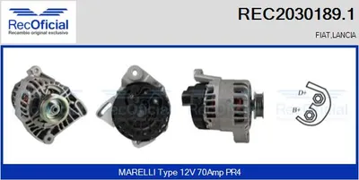 Alternator Fiat PANDA · Fiat PUNTO · Fiat PALIO