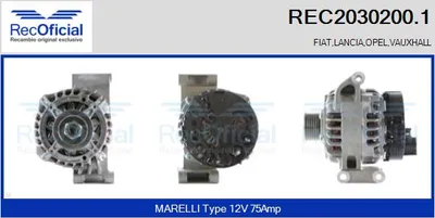 Alternator Fiat STRADA Pickup · Fiat PUNTO · Opel AGILA