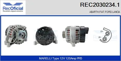 Alternator Fiat IDEA · Lancia MUSA · Fiat GRANDE PUNTO