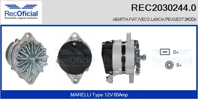 Alternator Fiat REGATA · Fiat CROMA · Lancia DEDRA