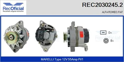 Alternator Fiat 127 · Fiat PANDA · Fiat FIORINO