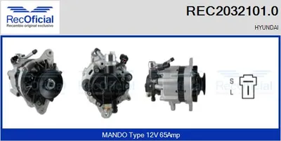Alternator Hyundai H100 Bus · Hyundai H100 Van