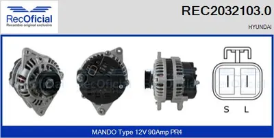 Alternator Hyundai ACCENT I · Hyundai LANTRA II Estate · Hyundai COUPE I