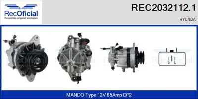 Alternator Hyundai H100 Bus · Hyundai H100 Van