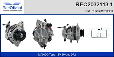 Alternator Fiat DUCATO Van · Mitsubishi GALLOPER · Hyundai GALLOPER II