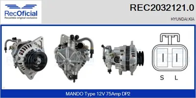 Alternator Hyundai H-1 / STAREX Bus · Hyundai H-1 Van · Kia K2500 Platform/Chassis